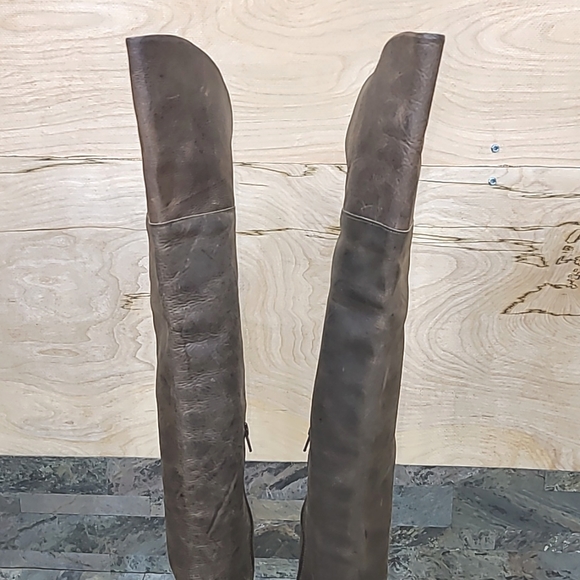 Musse & Cloud Joyce Leather Thigh High Boots Sz 38EU/7.5US - Picture 3 of 7